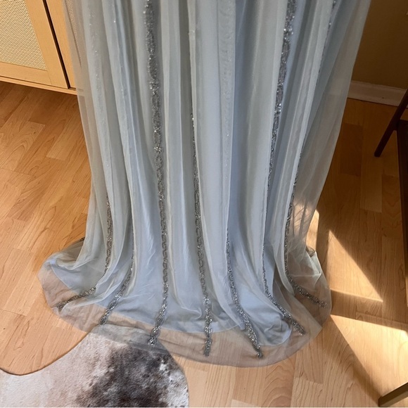 BHLDN x ANTHROPOLOGIE Beaded Eliza Dress Gown Size 8 - Picture 4 of 15